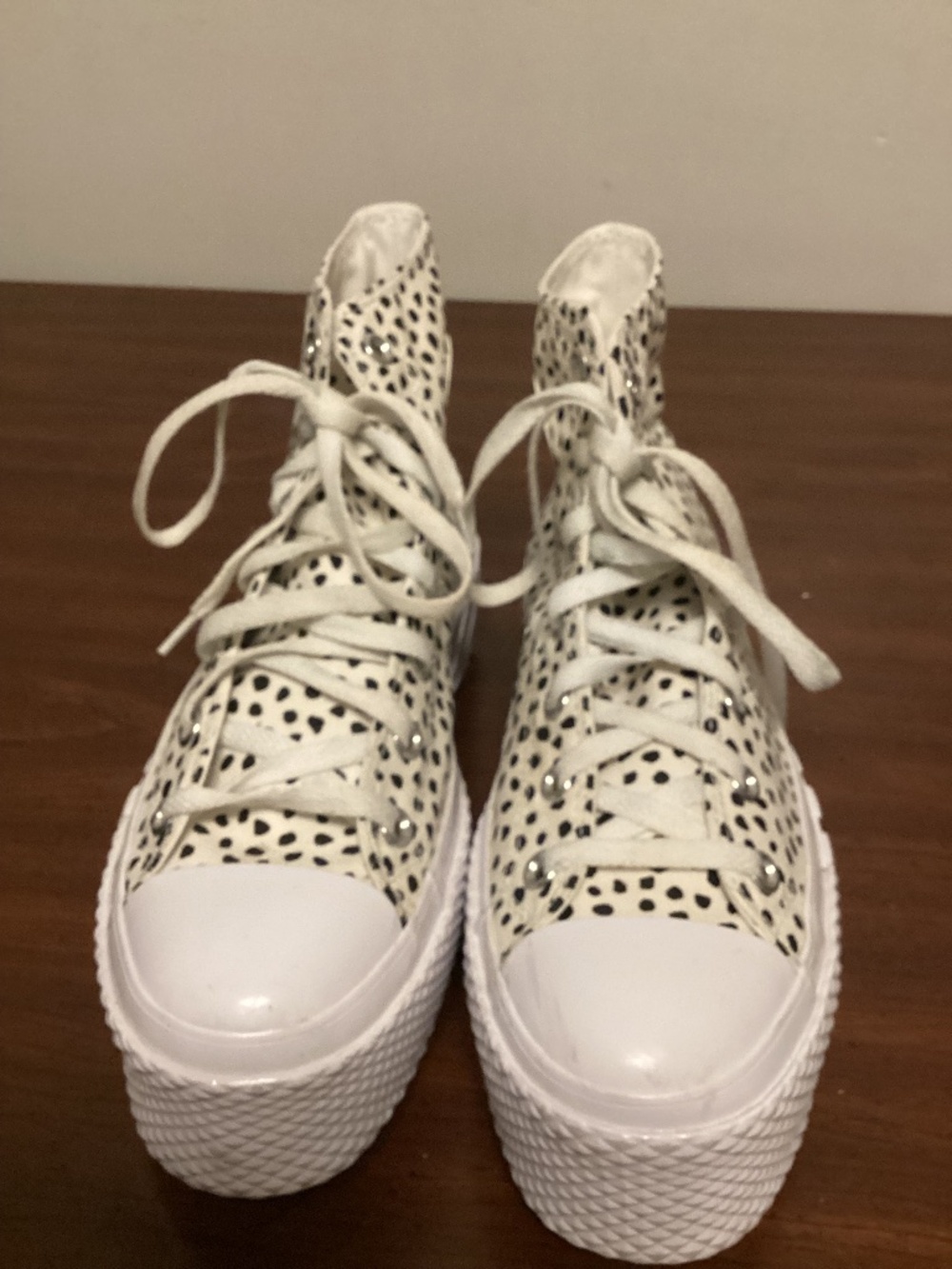 Converse All Star Y2K style platform heels high top SZ 10
